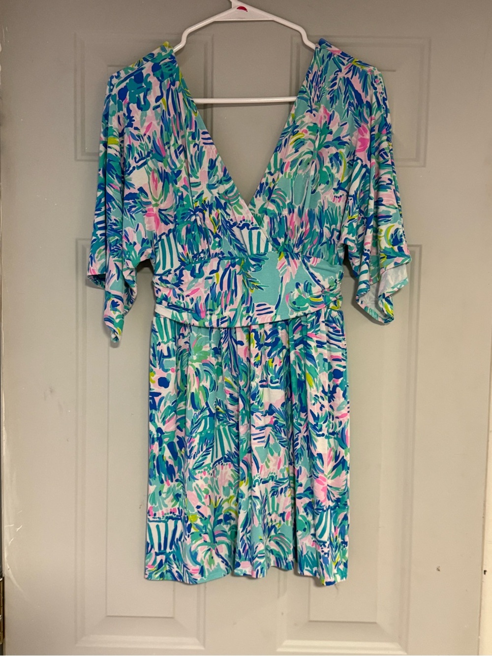 Like New- Lilly Pulitzer Parigi Romper in Cabana Cocktail- Size XS